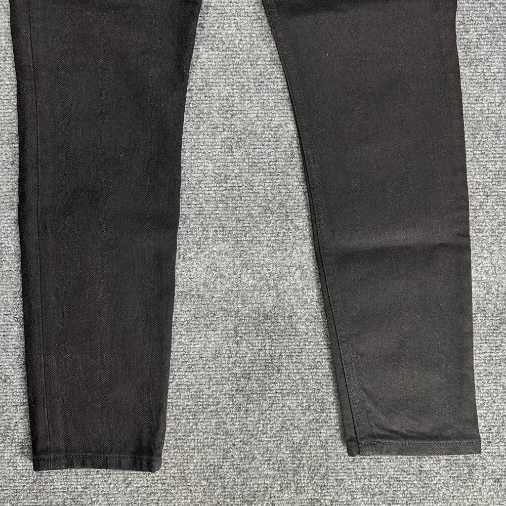 Reformation Jeans Womens 26 Serena High Skinny Crop Black Organic Cotton Stretch - Picture 2 of 9